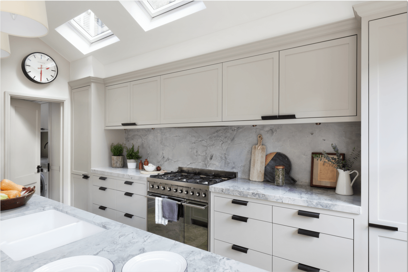 North Kensington family kitchen joinery marble