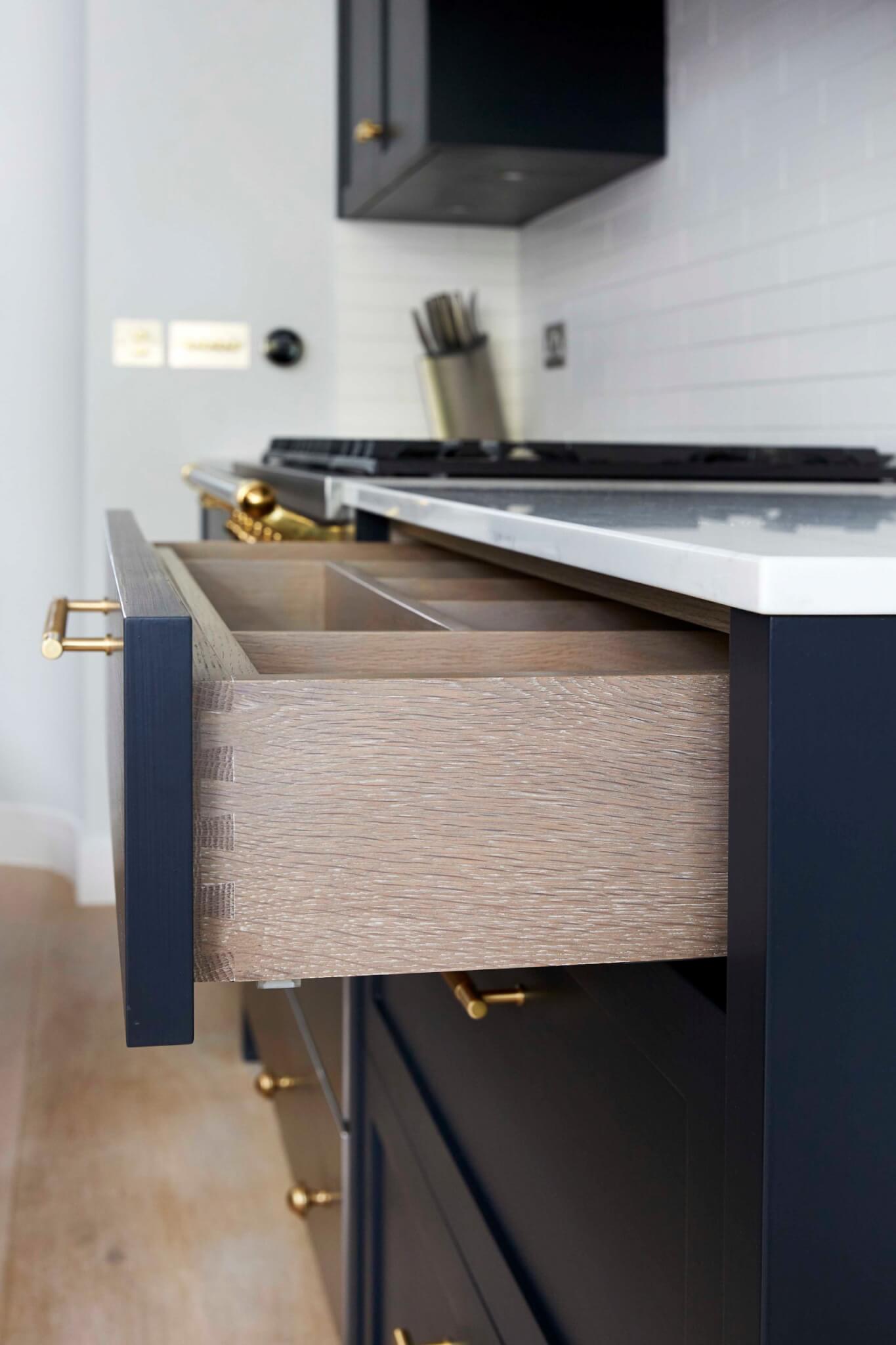 Maida Vale Tennyson Road extension and renovation kitchen joinery detail